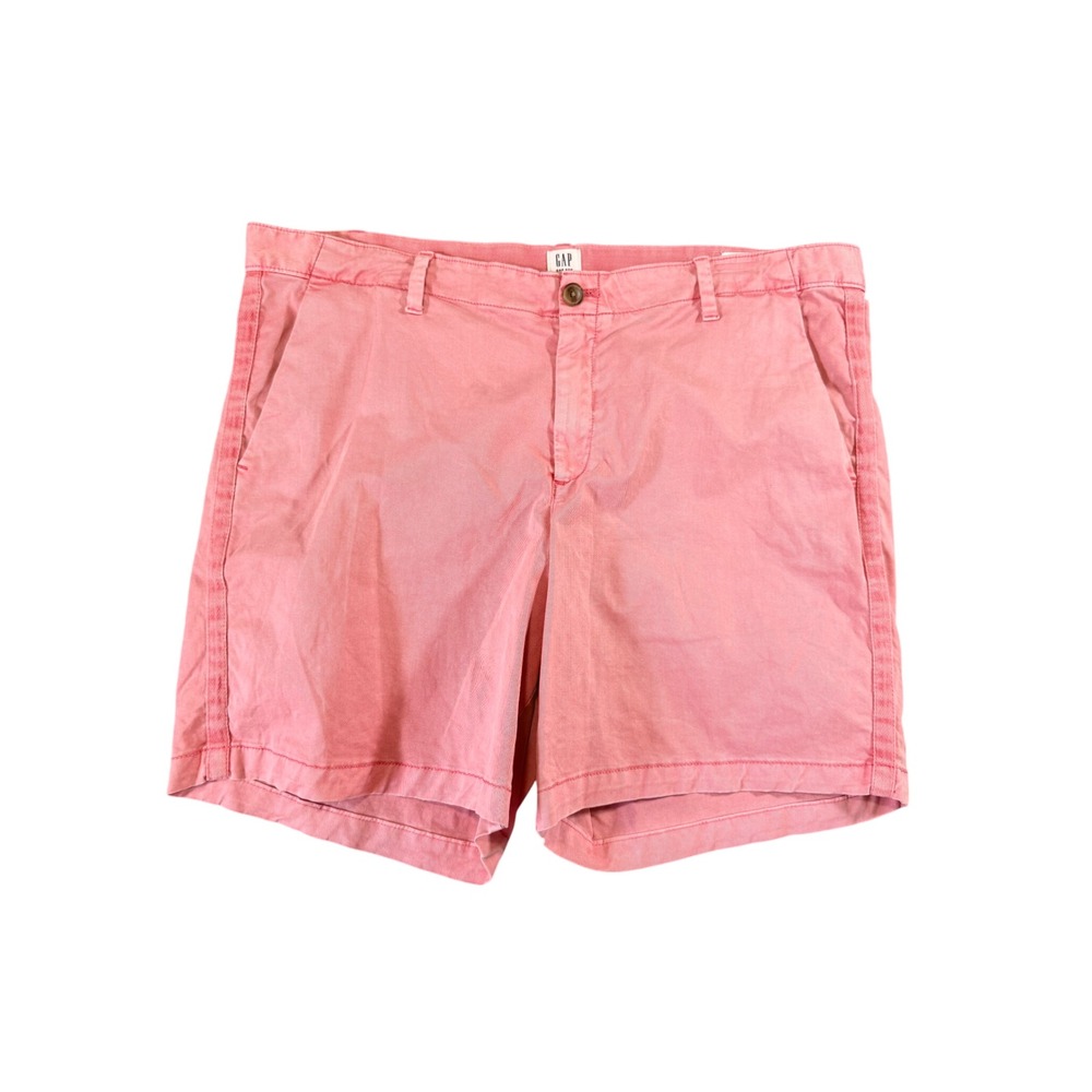 Gap Girlfriend Chino Shorts Size 16 Pink 5 Inch Clean Capri Pink